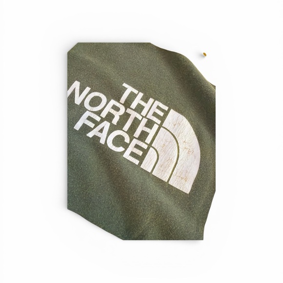 The North Face Mustard Yellow Logo Graphic T Shirt Men’s L 100% Cotton - Picture 8 of 9